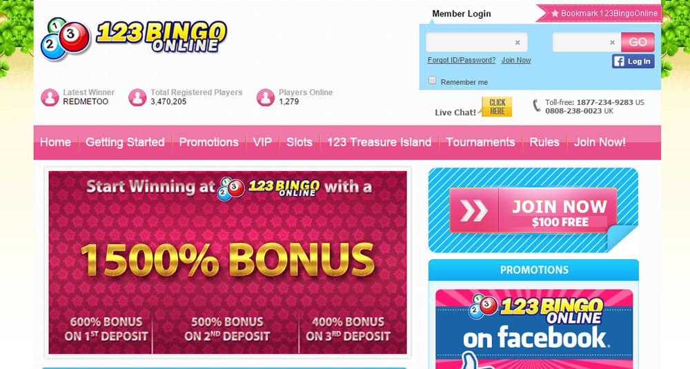 bingo online R$50 grátis