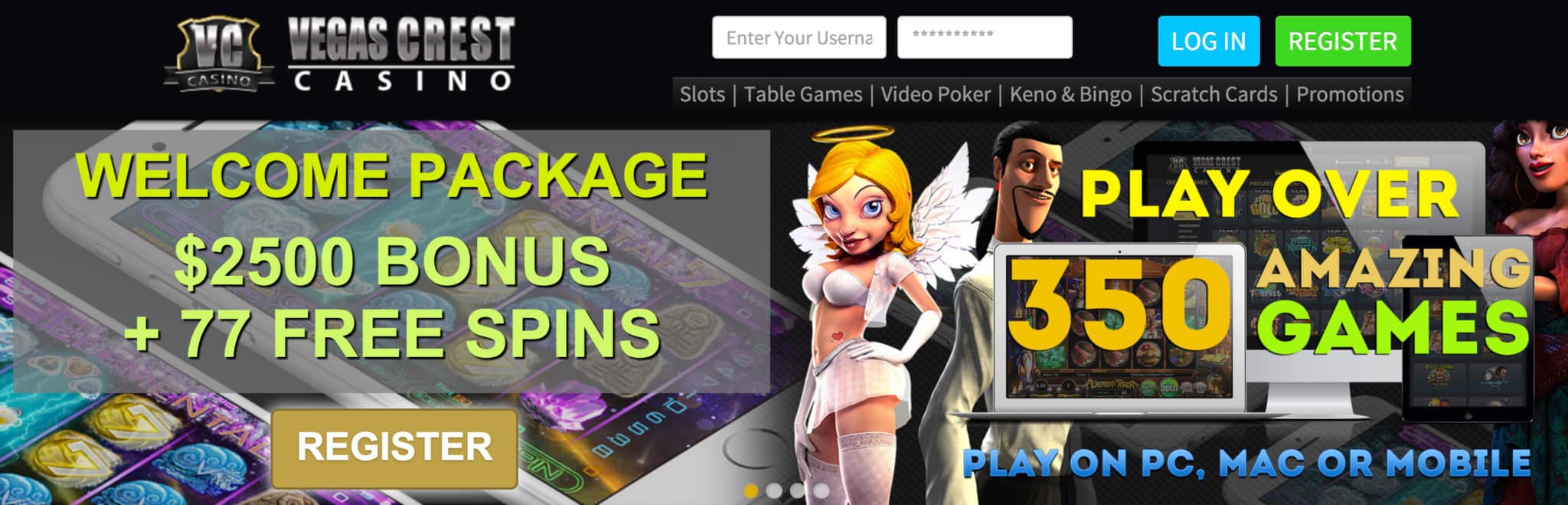 vegas crest online casino